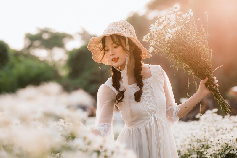 Woman with a positive outlook